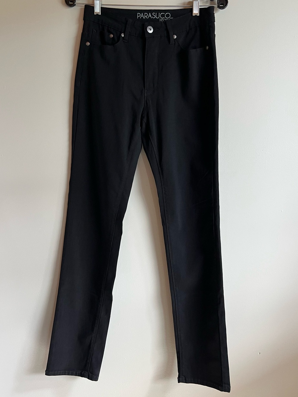 Parasuco Black Skinny Jeans Women’s Size 8 Mid Rise Stretch Denim 28x30